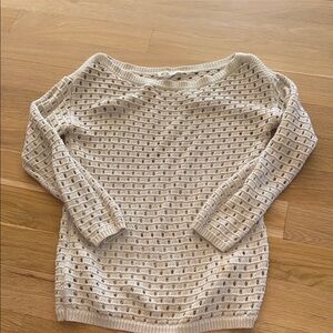 BCBGeneration Beige Textured Women's Sweater